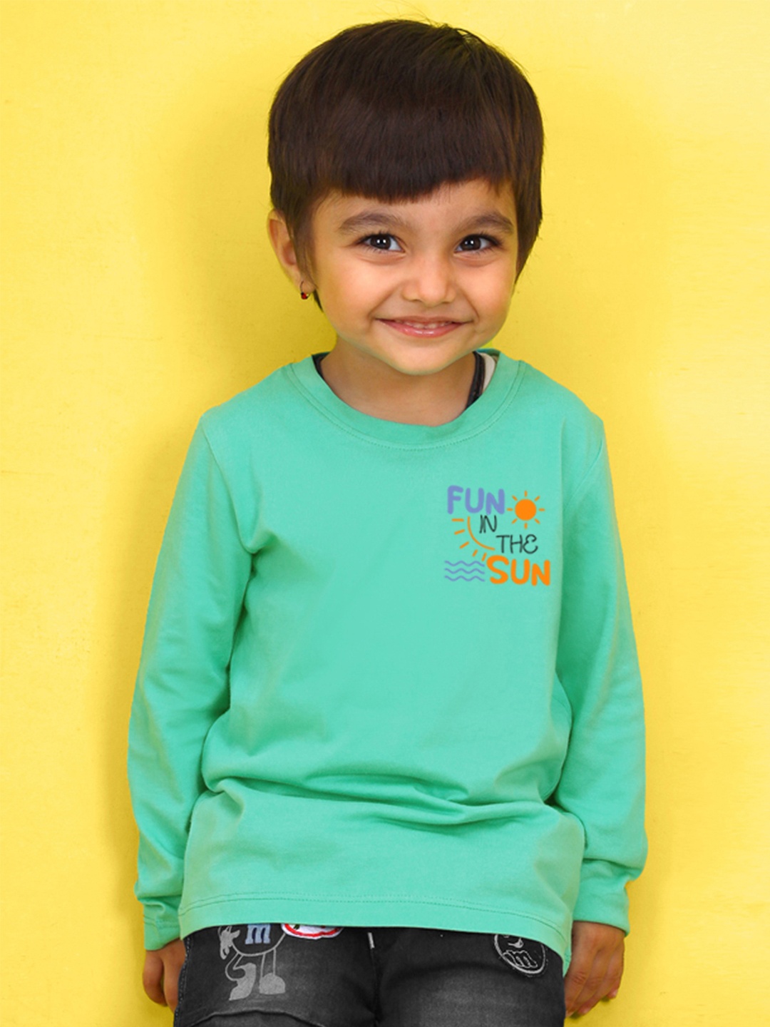 

NUSYL Kids Pink Pure Cotton T-shirt