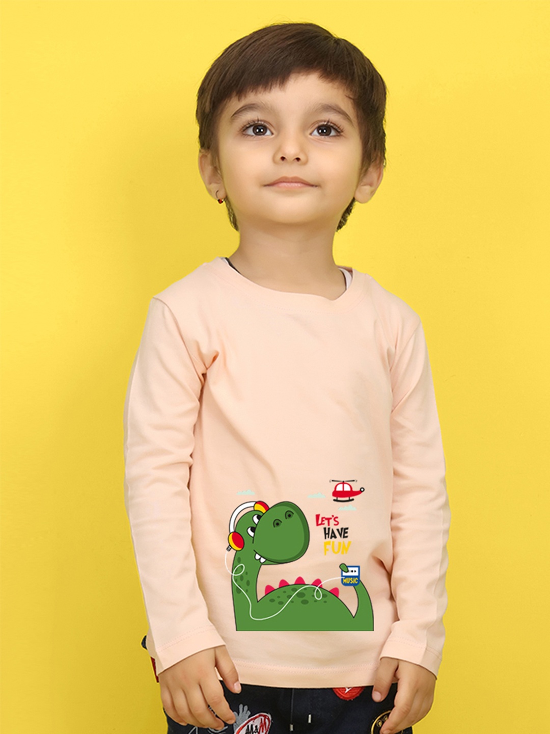 

NUSYL Kids Pink Pure Cotton T-shirt