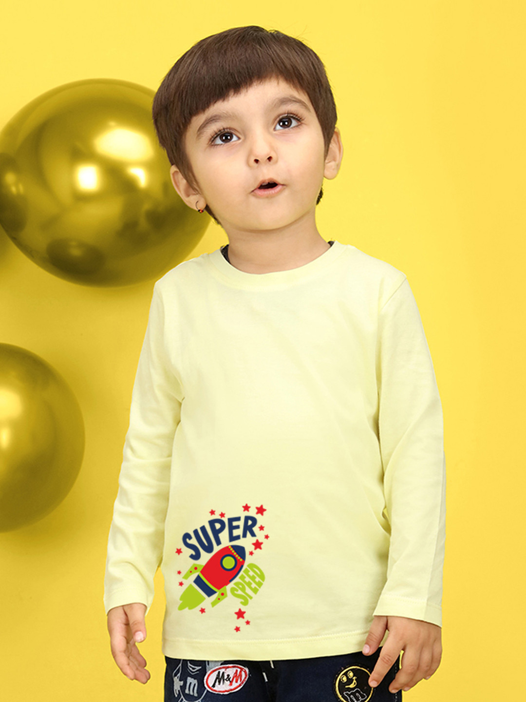 

NUSYL Kids Turquoise Blue Pure Cotton T-shirt