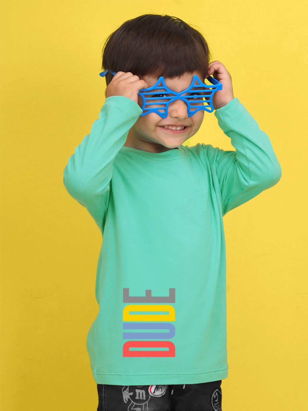 

NUSYL Kids Turquoise Blue Pure Cotton T-shirt