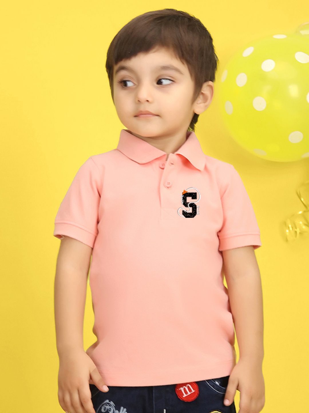 

NUSYL Kids Turquoise Blue Printed Pure Cotton T-shirt