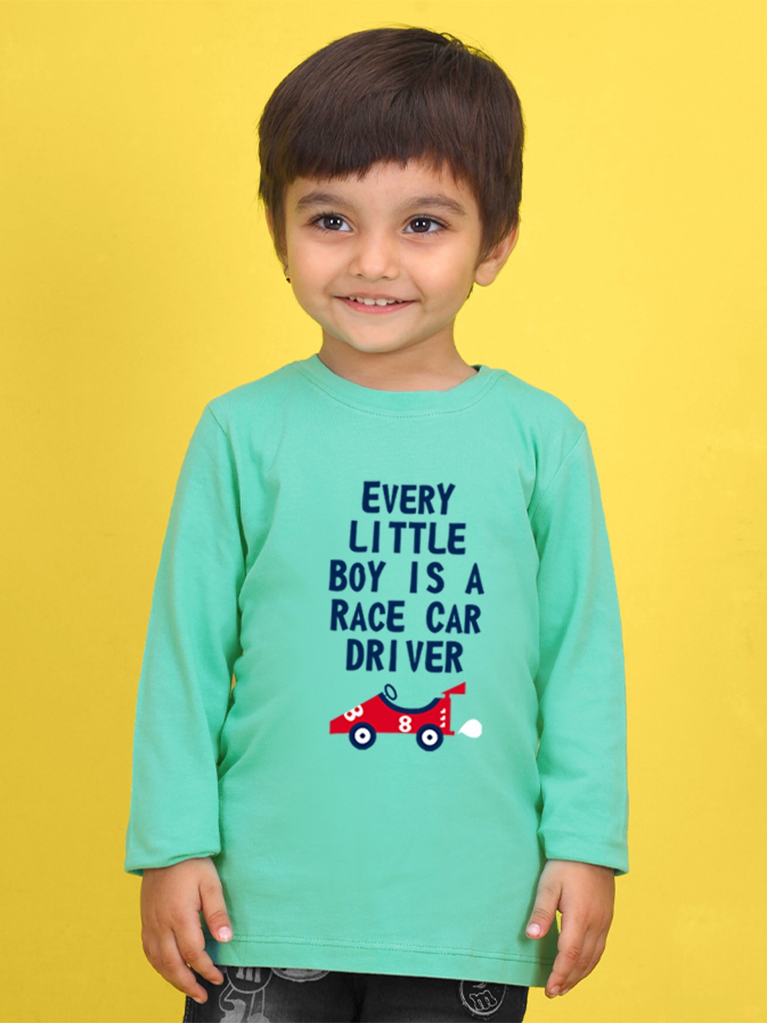 

NUSYL Kids Pink Printed Pure Cotton T-shirt