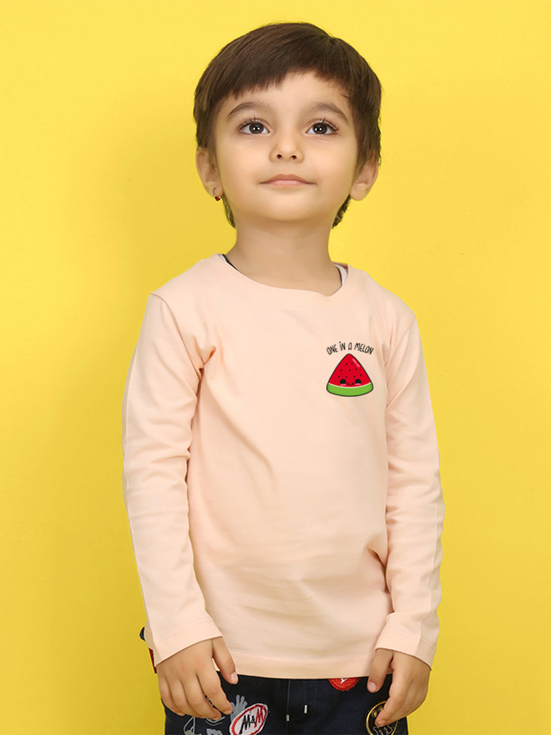 

NUSYL Kids Blue Printed Pure Cotton T-shirt