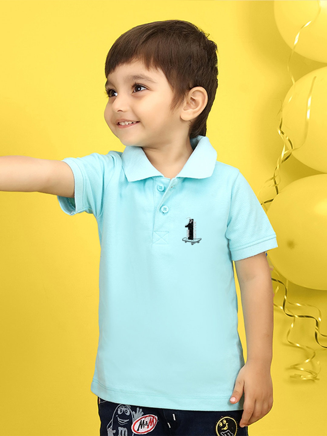 

NUSYL Kids Green Pure Cotton T-shirt