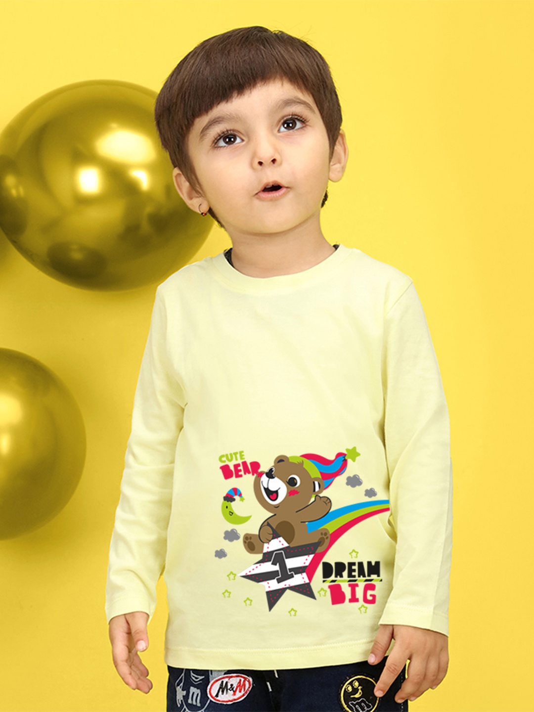 

NUSYL Kids Pink Pure Cotton T-shirt