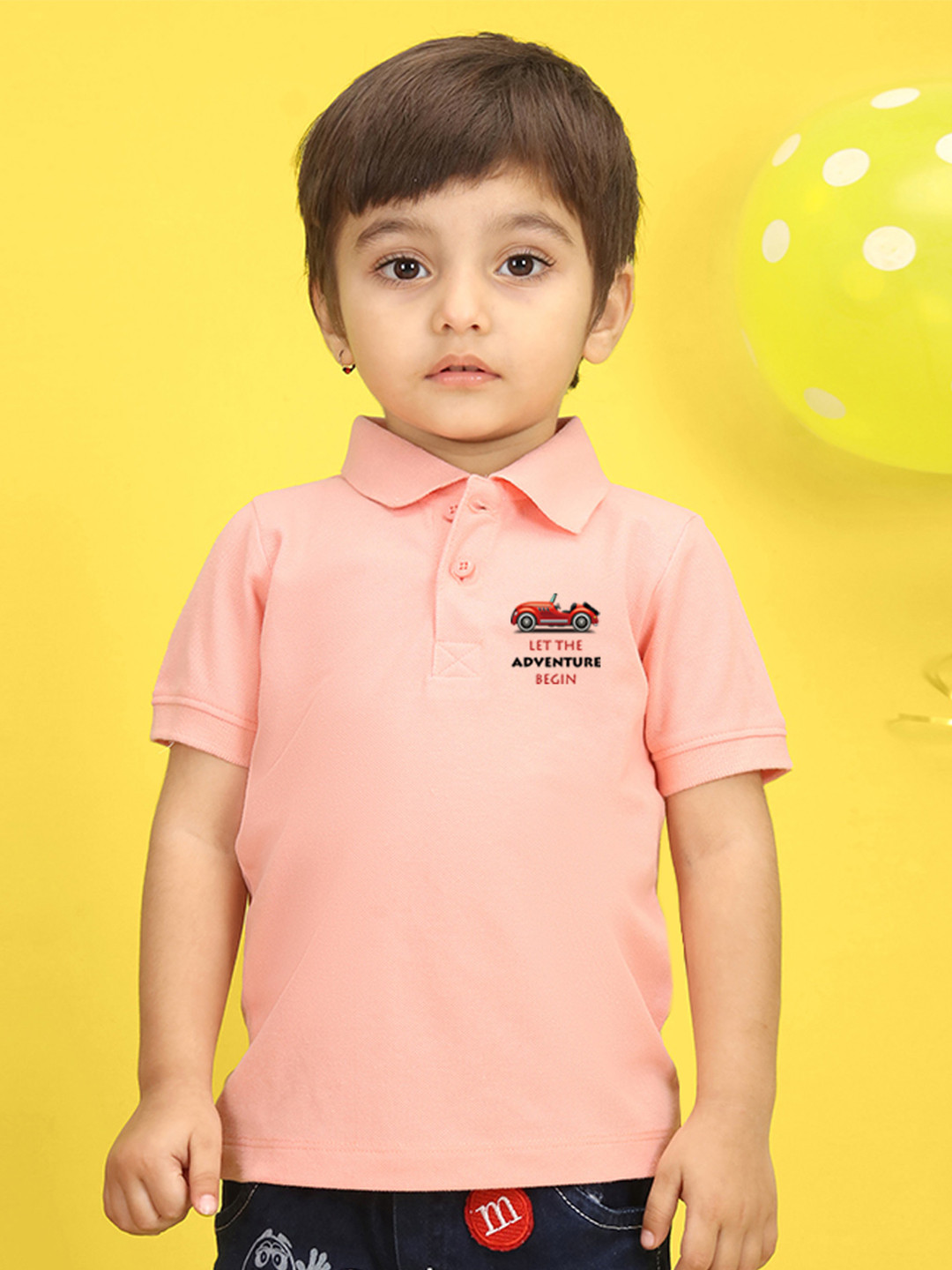 

NUSYL Kids Blue Printed Graphic Pure Cotton T-shirt