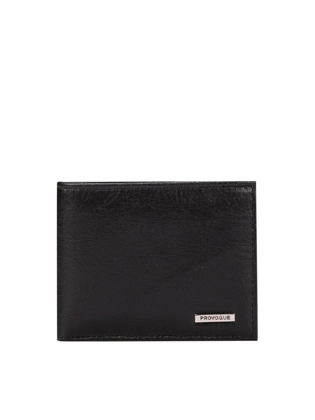

Provogue Men Black Two Fold Wallet