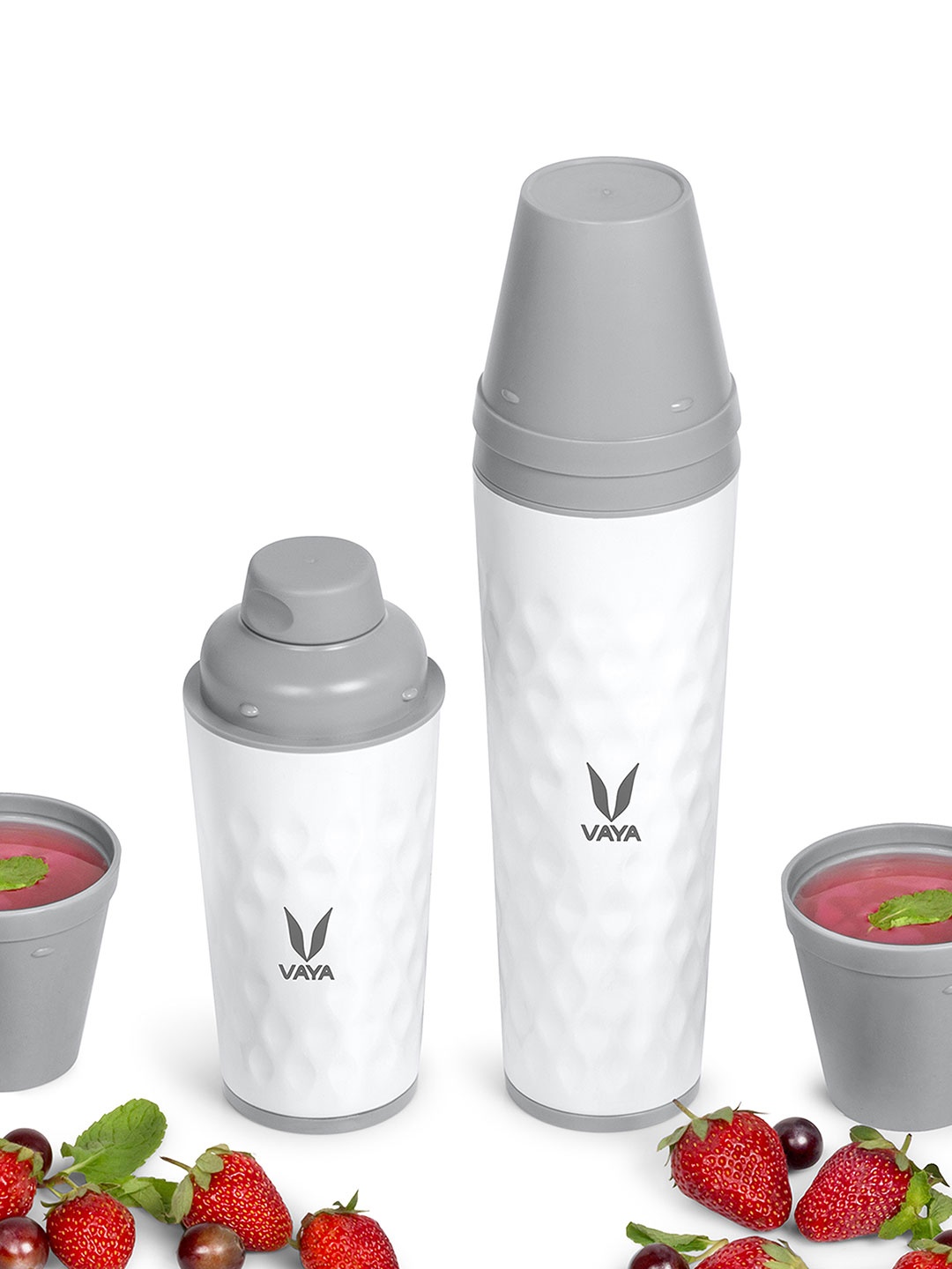 

Vaya White Textured Vacuum Insulated Stainless Steel Bottle 350 ml