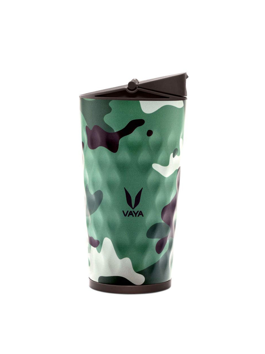 

Vaya Green & Black Printed Stainless Steel Water Bottle 350 ml