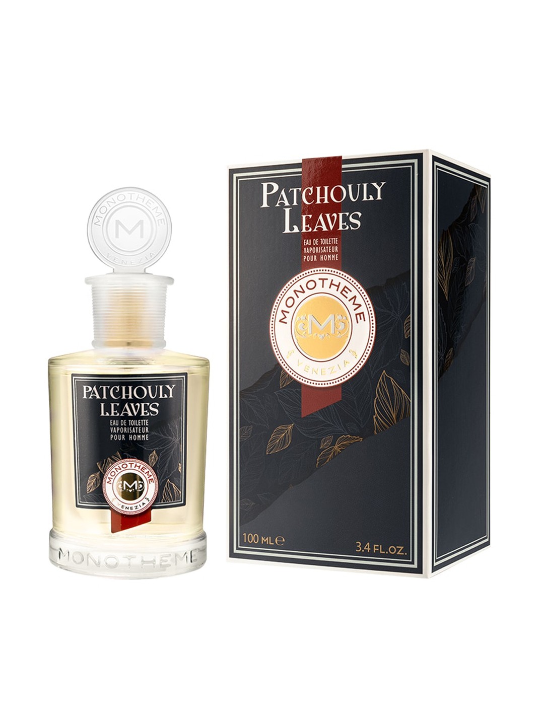 

MONOTHEME Men Patchouly Leaves Eau De Toilette - 100 ml, Black