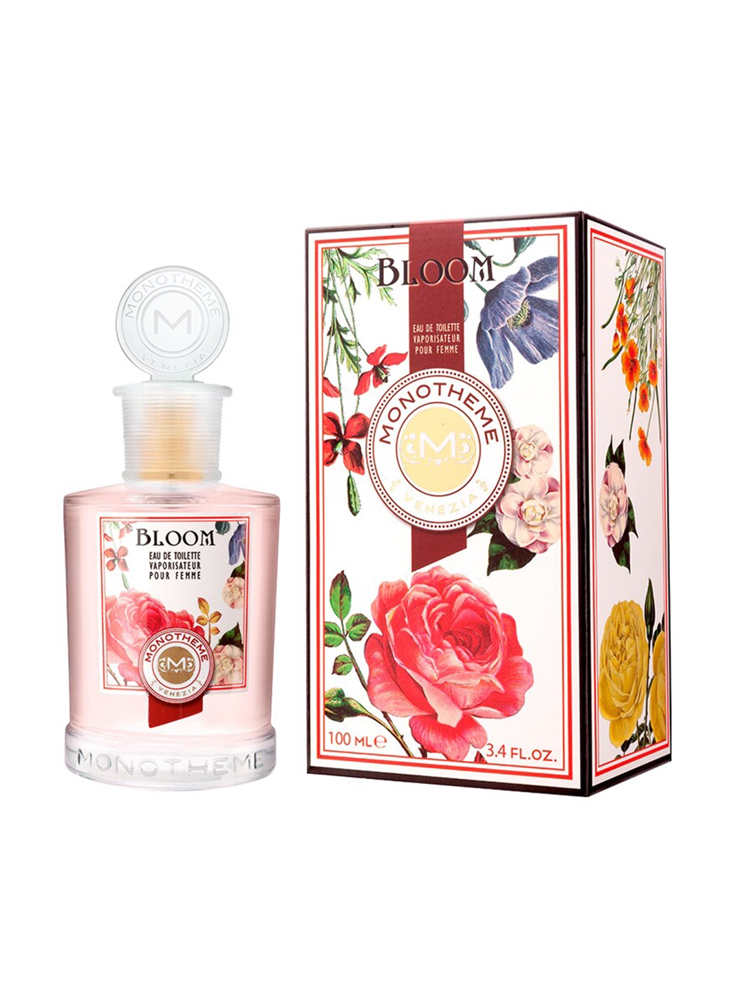 

MONOTHEME Women Bloom Eau De Toilette - 100 ml, Pink