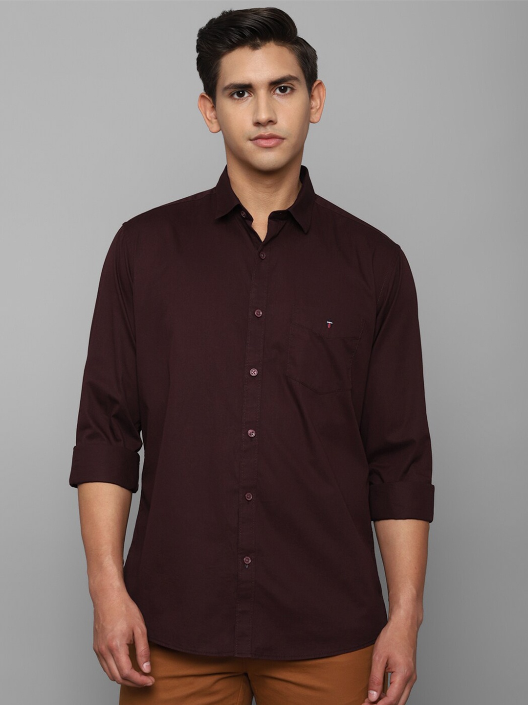 

Louis Philippe Sport Men Brown Slim Fit Cotton Casual Shirt