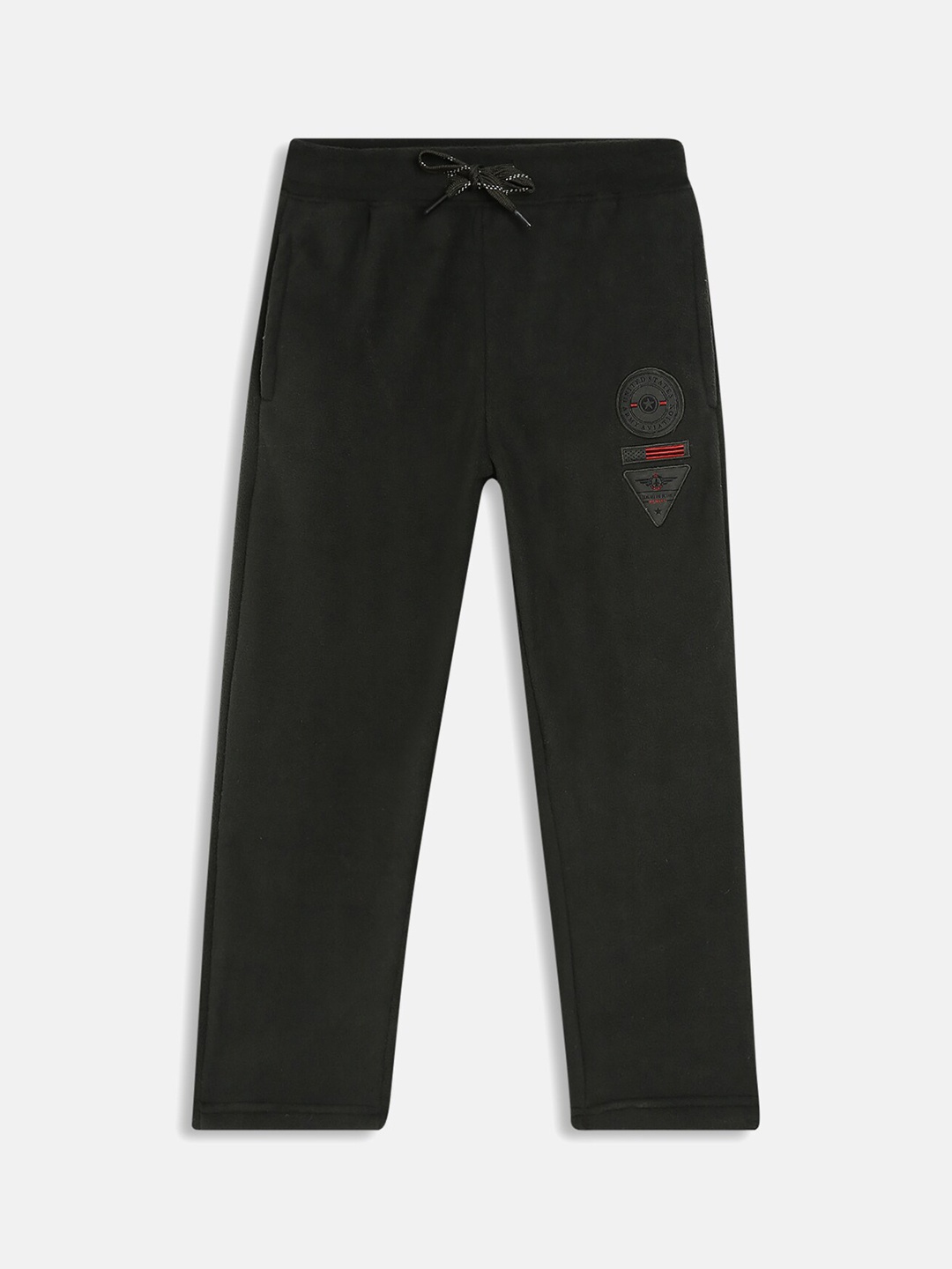 

Octave Boys Olive-Green Solid Cotton Track Pants