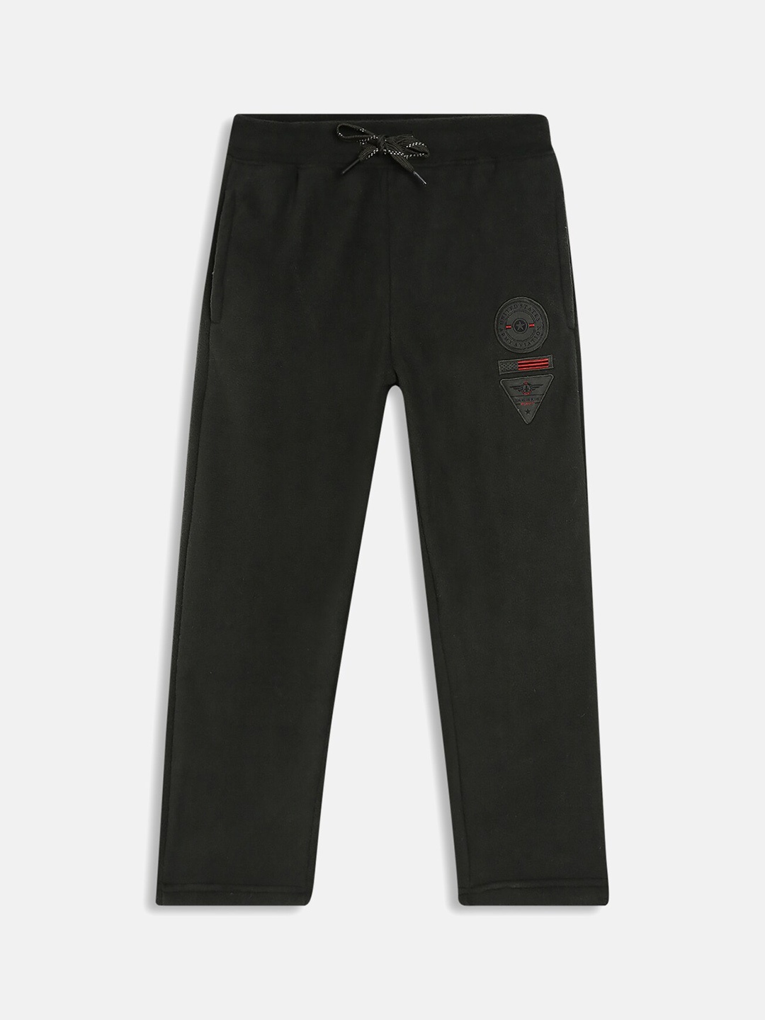 

Octave Boys Olive-Green Solid Cotton Track Pants