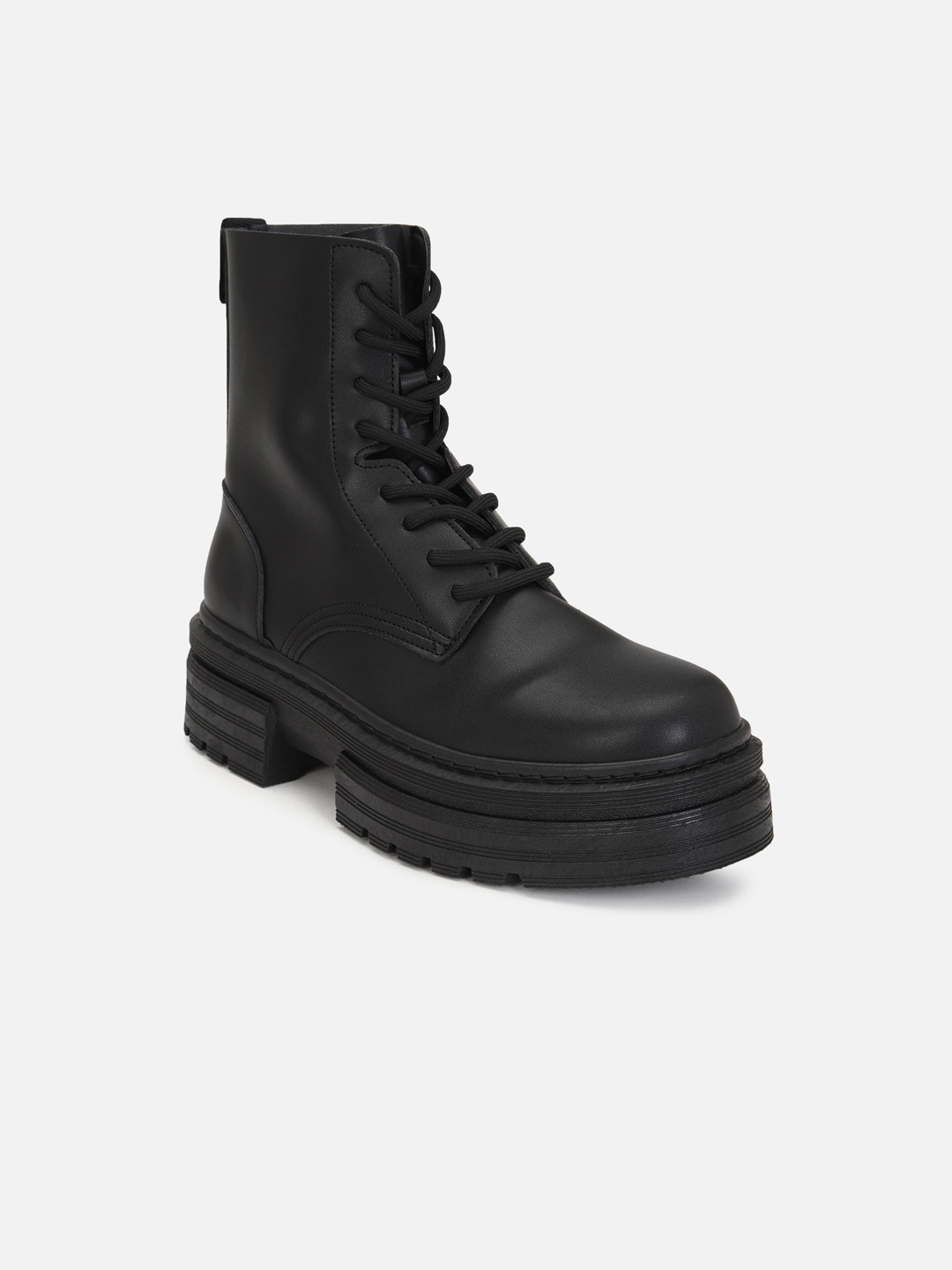 

FOREVER 21 Women Black Solid Regular Boots