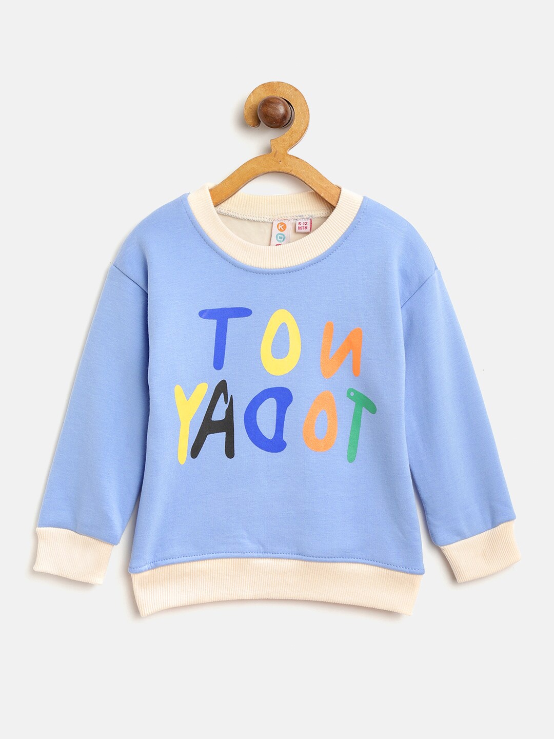 

Kids On Board Kids Printed Cotton Sweatshirt, Blue