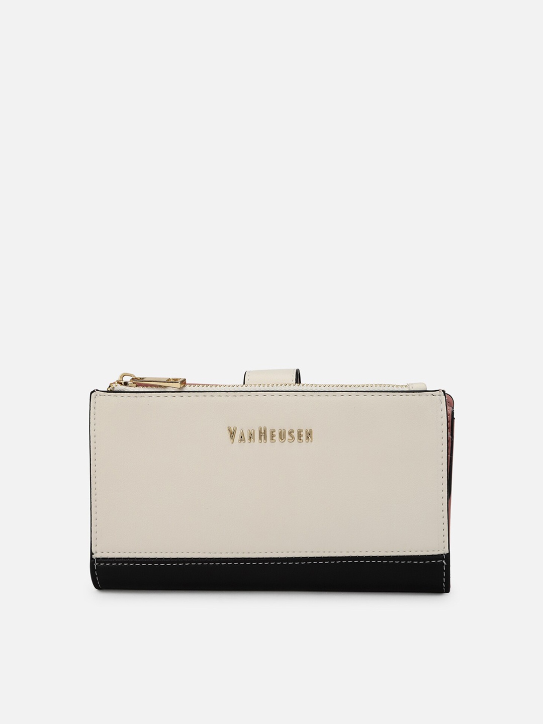 

Van Heusen Woman Women Pink & Black Zip Around Wallet