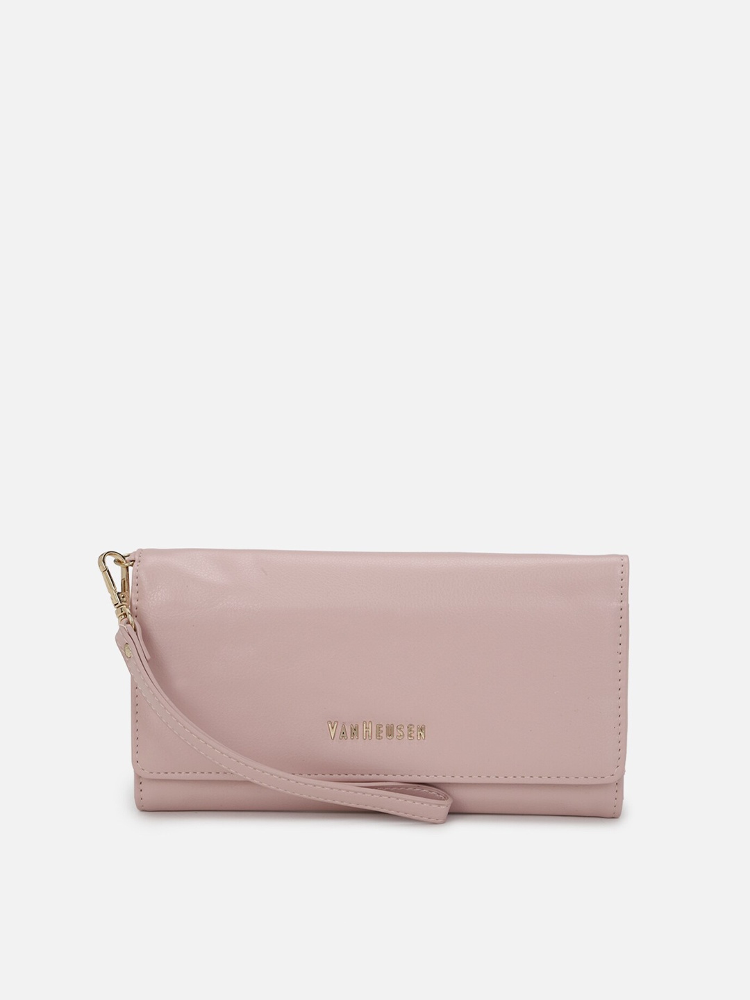 Van Heusen Women Purple PU Three Fold Wallet