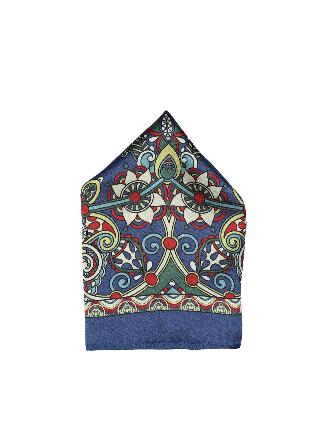 

MODARTA Men Blue Printed Pocket Squares