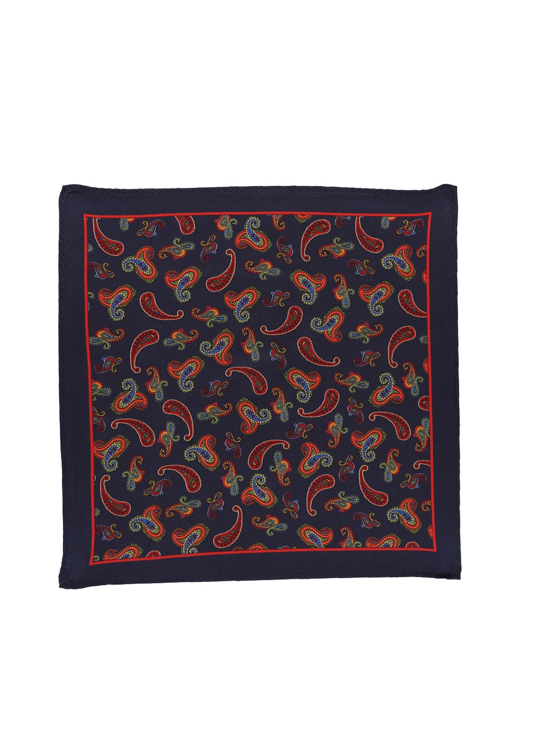 

MODARTA Men Blue Floral Printed Pocket Square