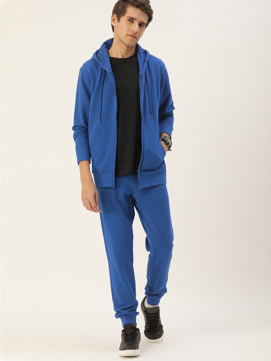 

Kook N Keech Men Blue Solid Tracksuit
