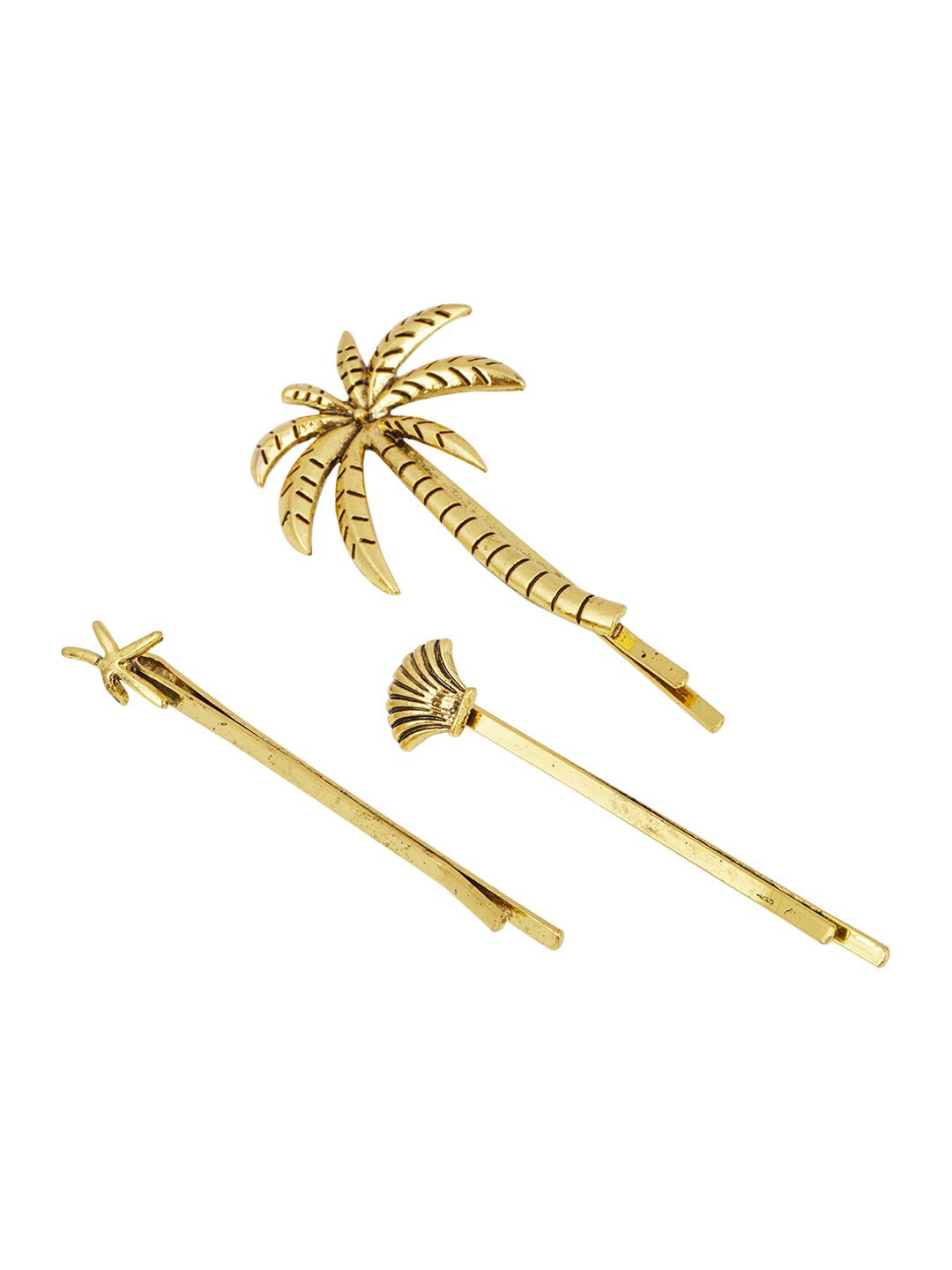 

Emmie Women Gold-Toned Set of 3 Bobby Pins