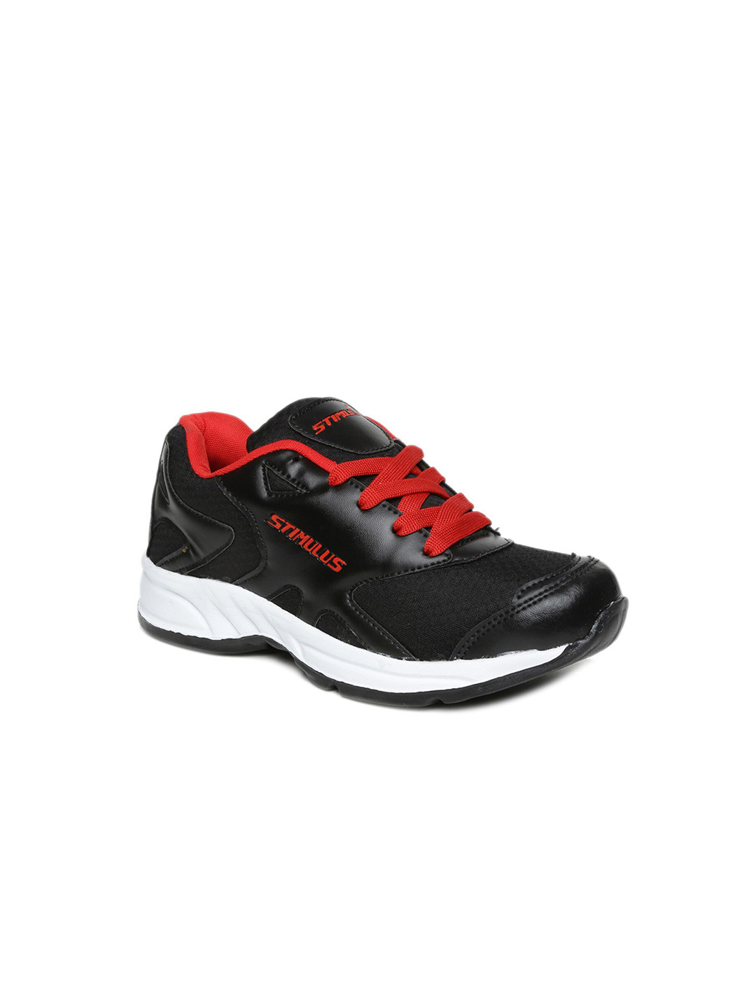 

Paragon Men Black & Red Mesh Running Non-Marking Shoes