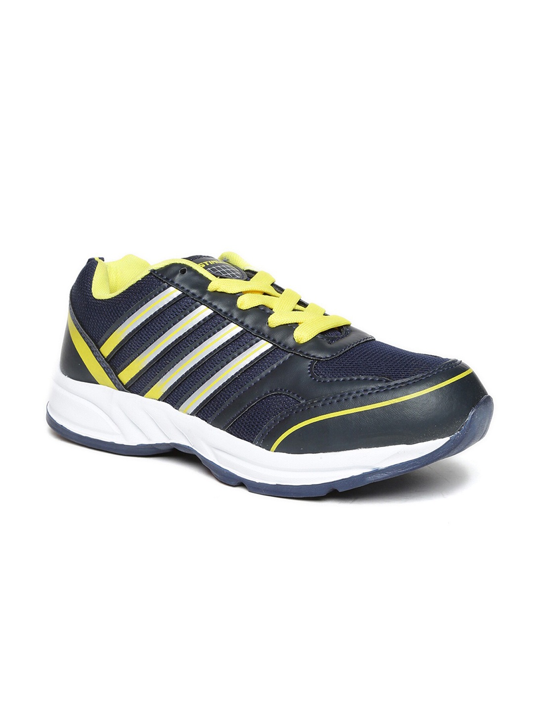 

Paragon Men Blue & Yellow Mesh Running Non-Marking Shoes
