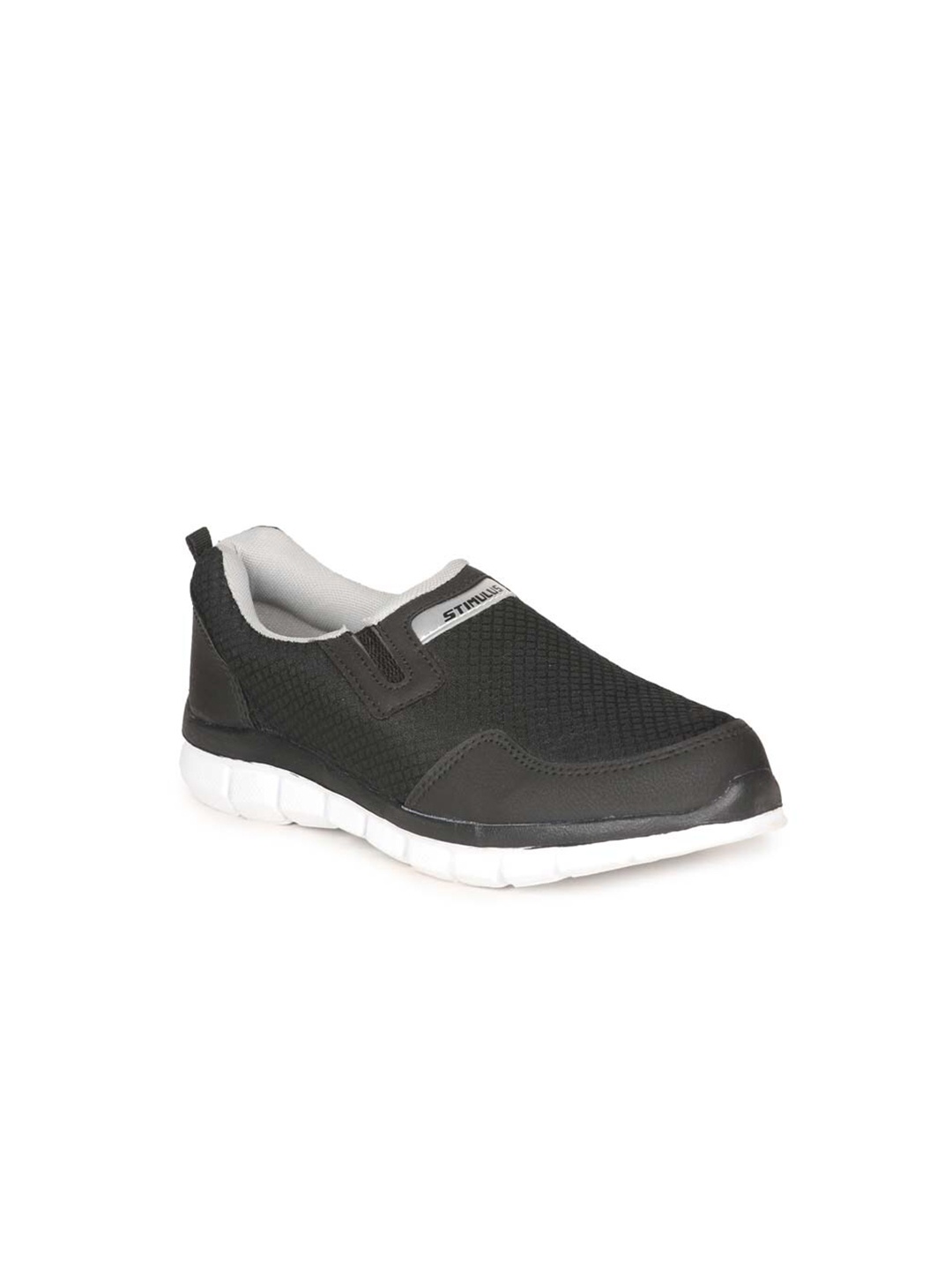 

Paragon Men Black Mesh Walking Non-Marking Shoes
