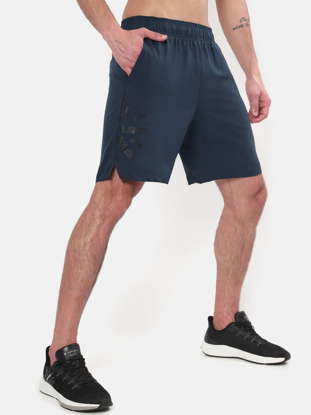 

Cultsport Men Blue Running Sports Shorts