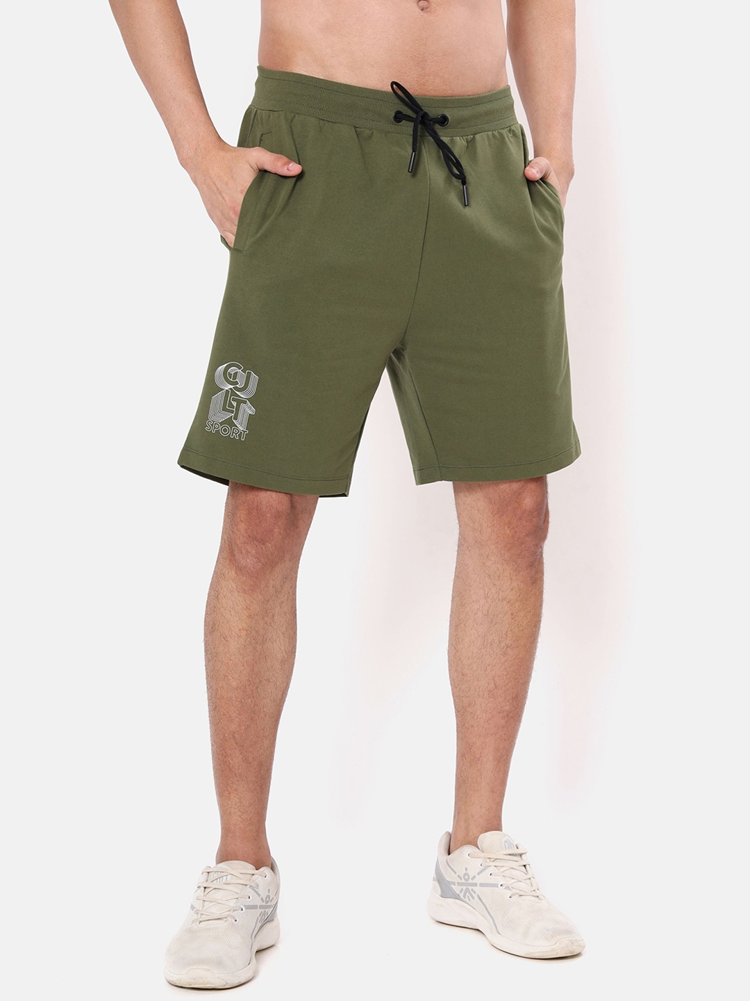 

Cultsport Cotton Running Shorts, Olive