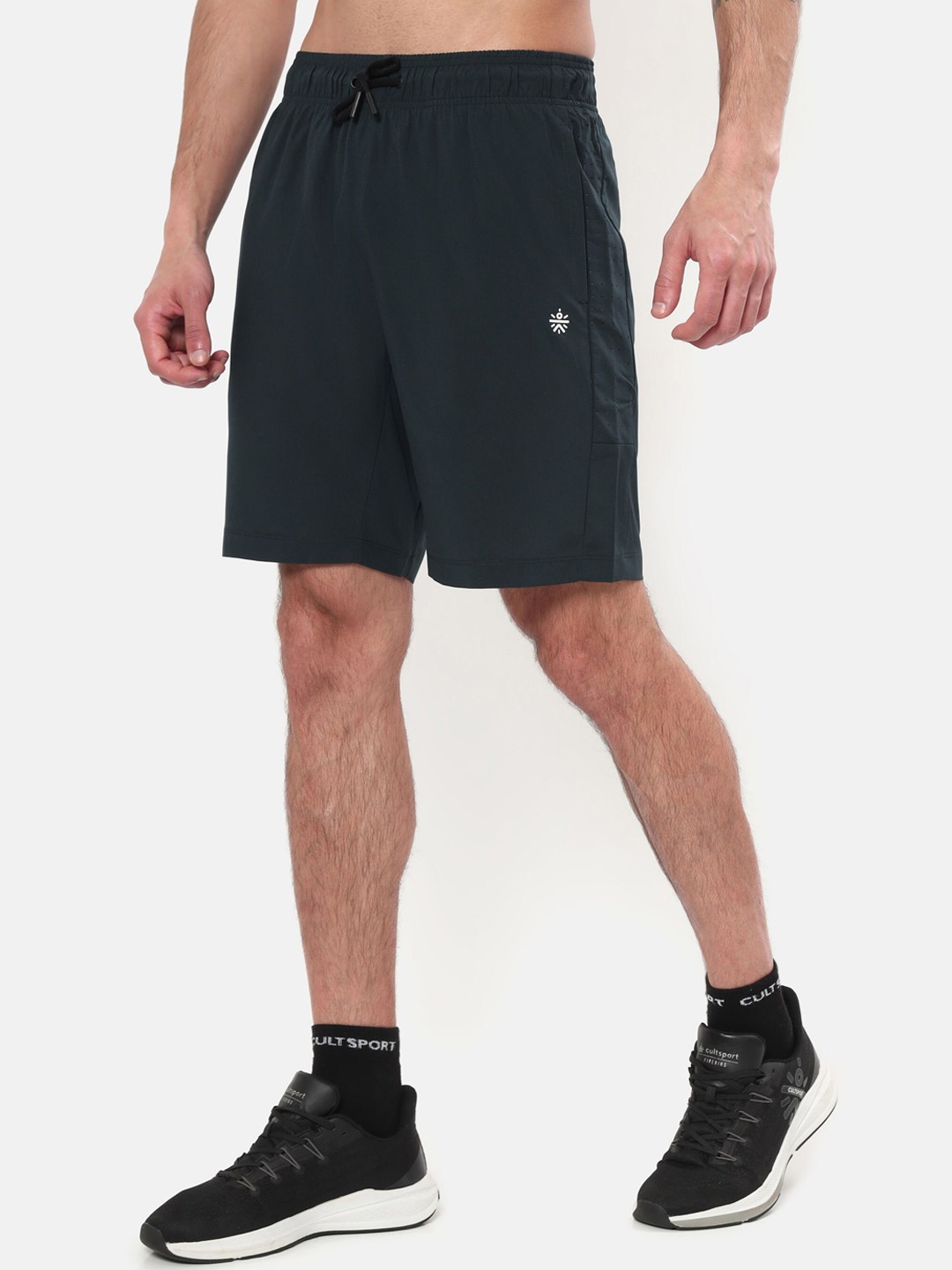 

Cultsport Men Green Running Sports Shorts
