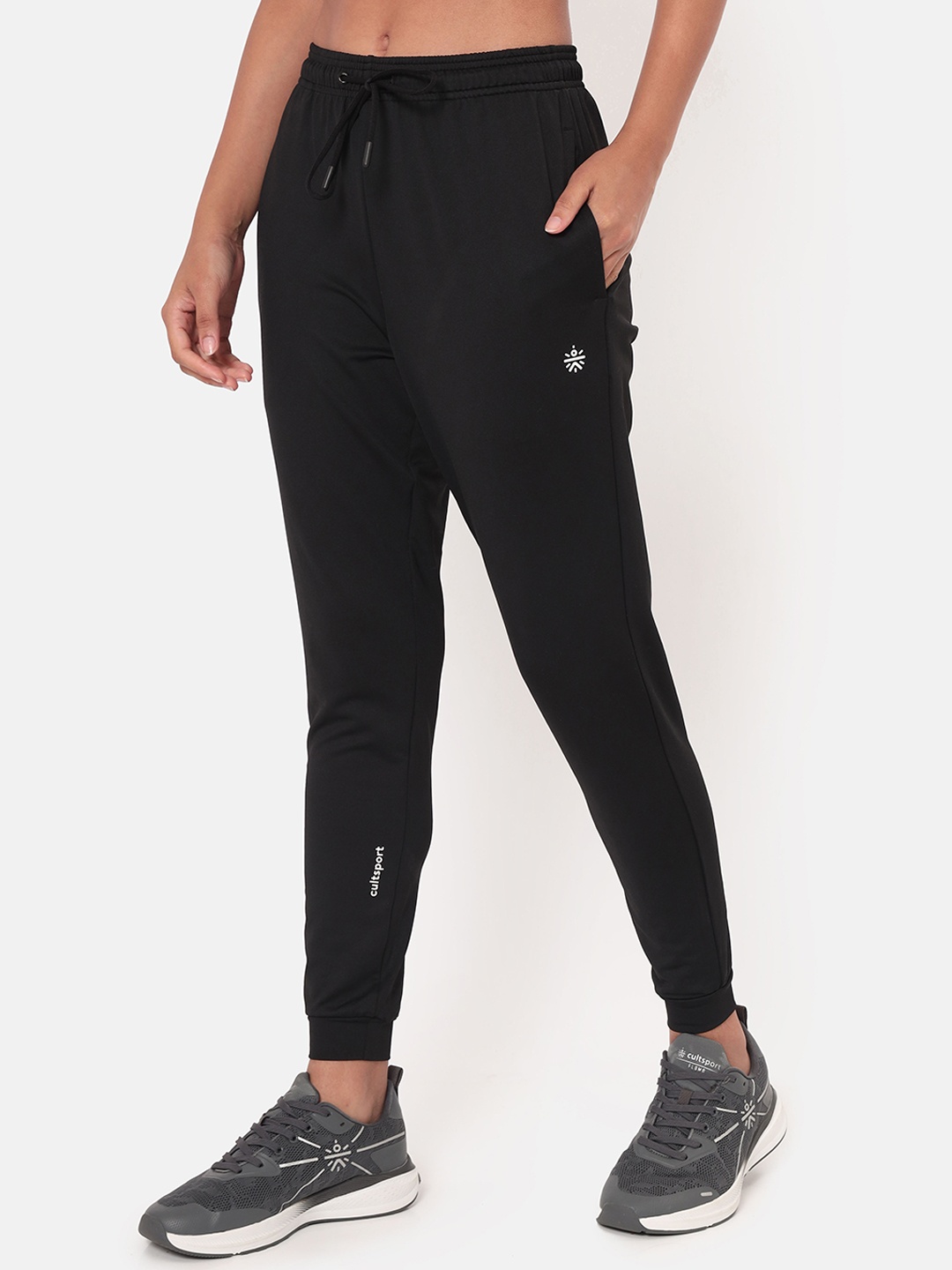 

Cultsport Women Black Solid Joggers