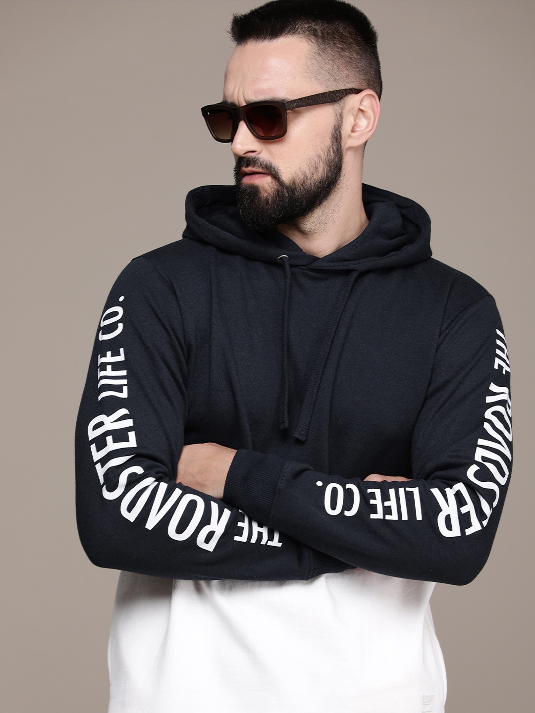

The Roadster Life Co. Hooded Sweatshirt, Navy blue