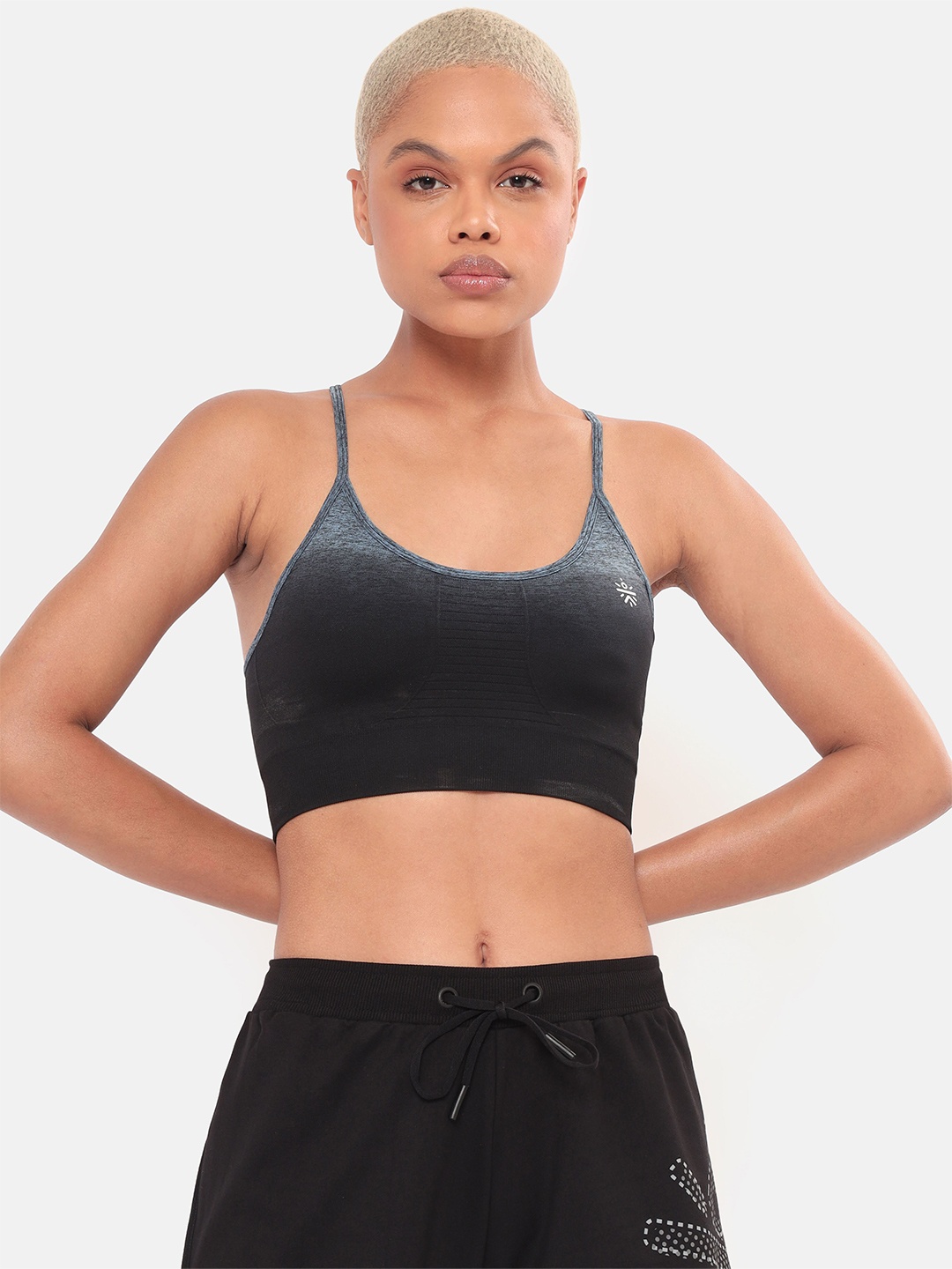 

CULT Medium Impact Seamless Sports Bra, Blue