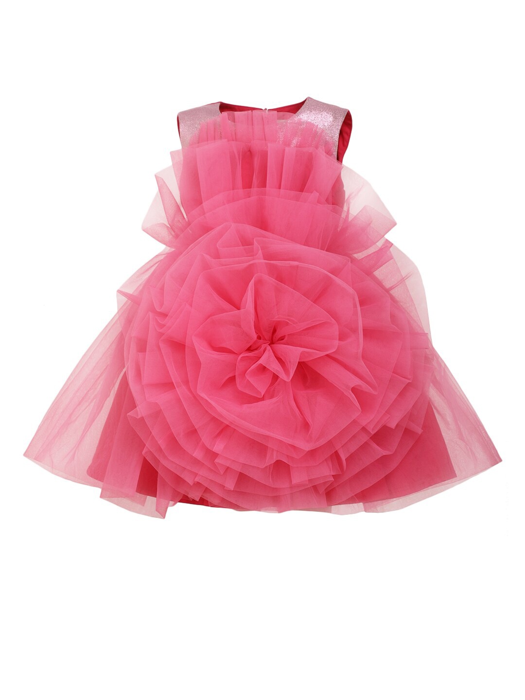 

A Little Fable Girls Pink Net Dress