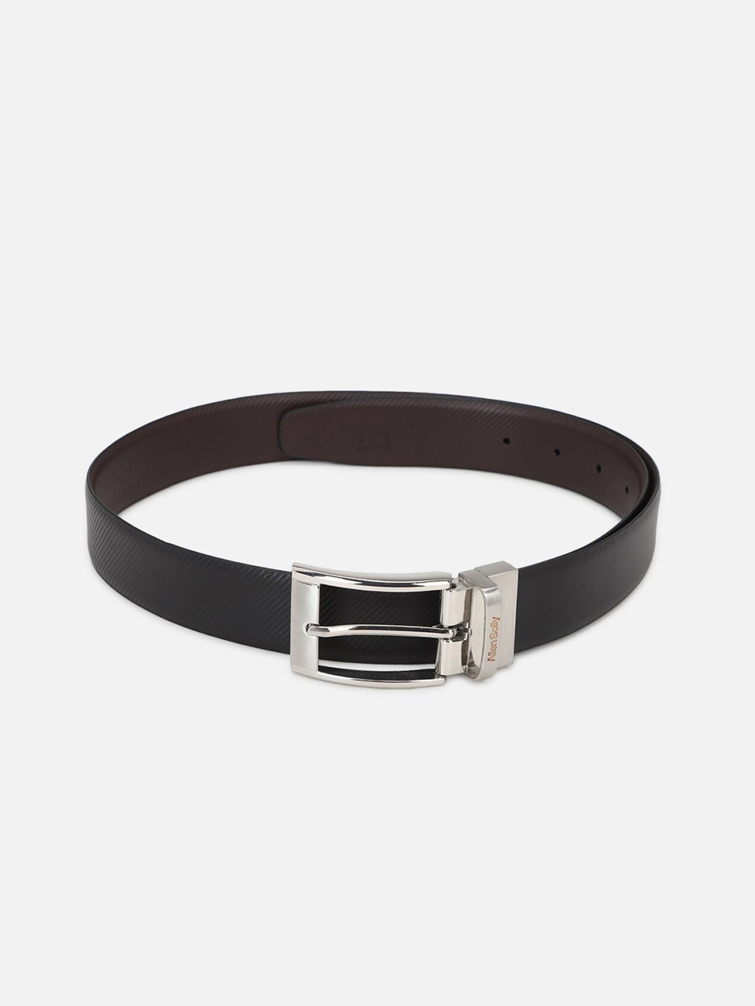 

Allen Solly Men Black Leather Reversible Formal Belt