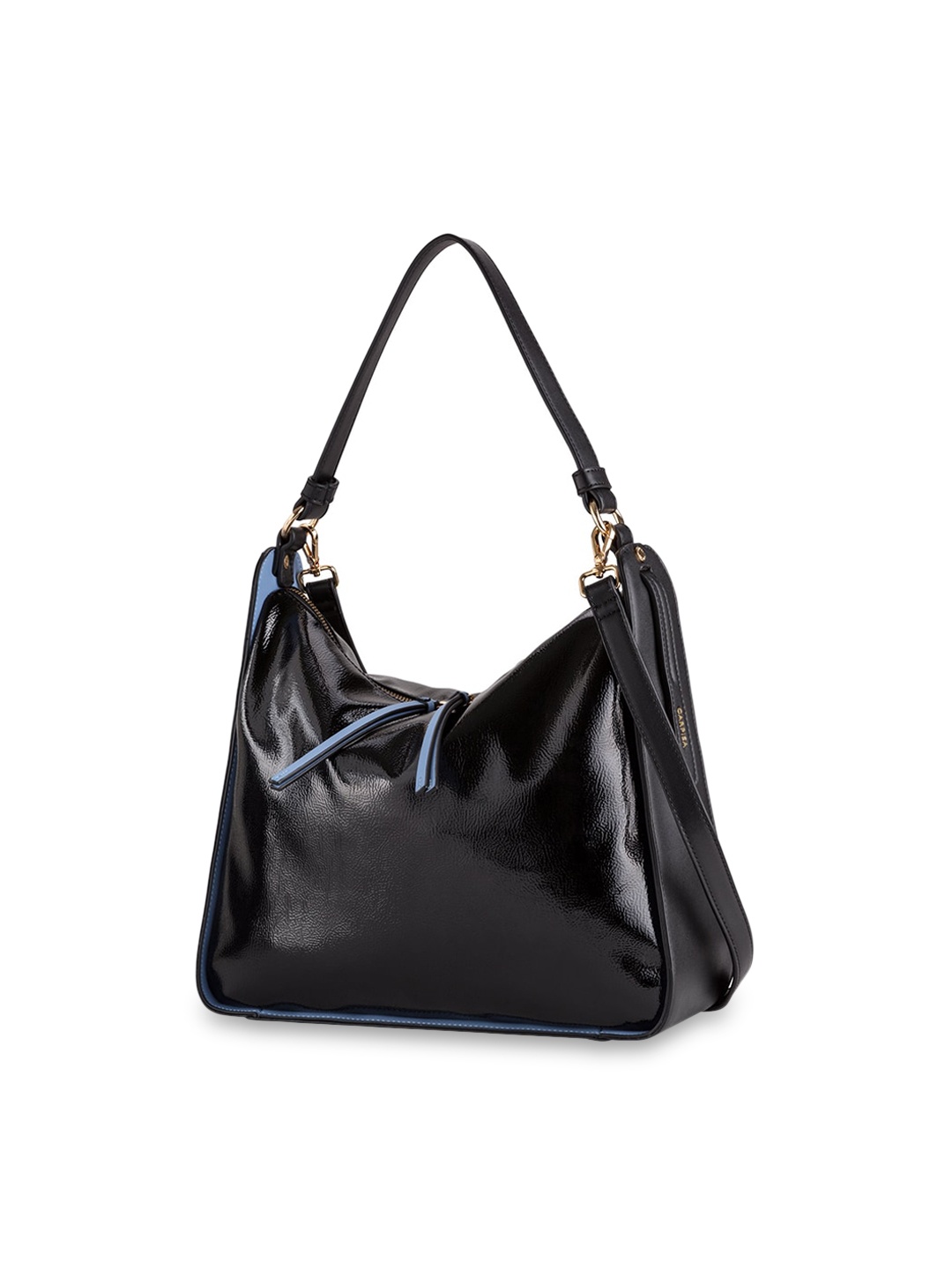 

CARPISA Women Black Structured Hobo Bag
