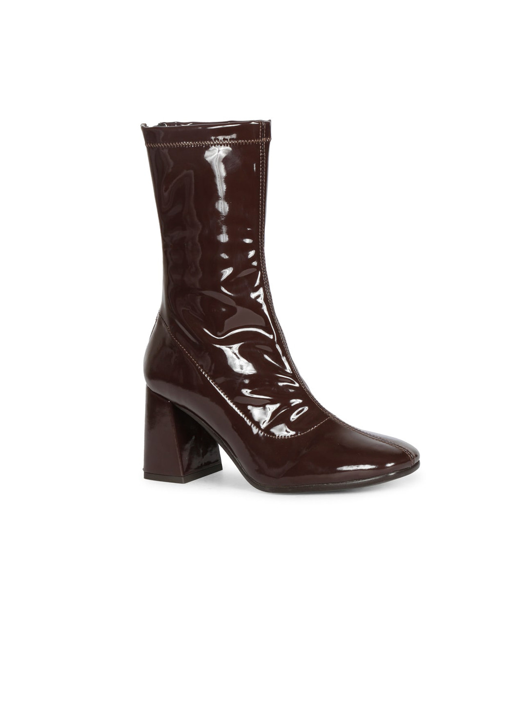 

Saint G Women Brown Solid High-Top Regular Boots