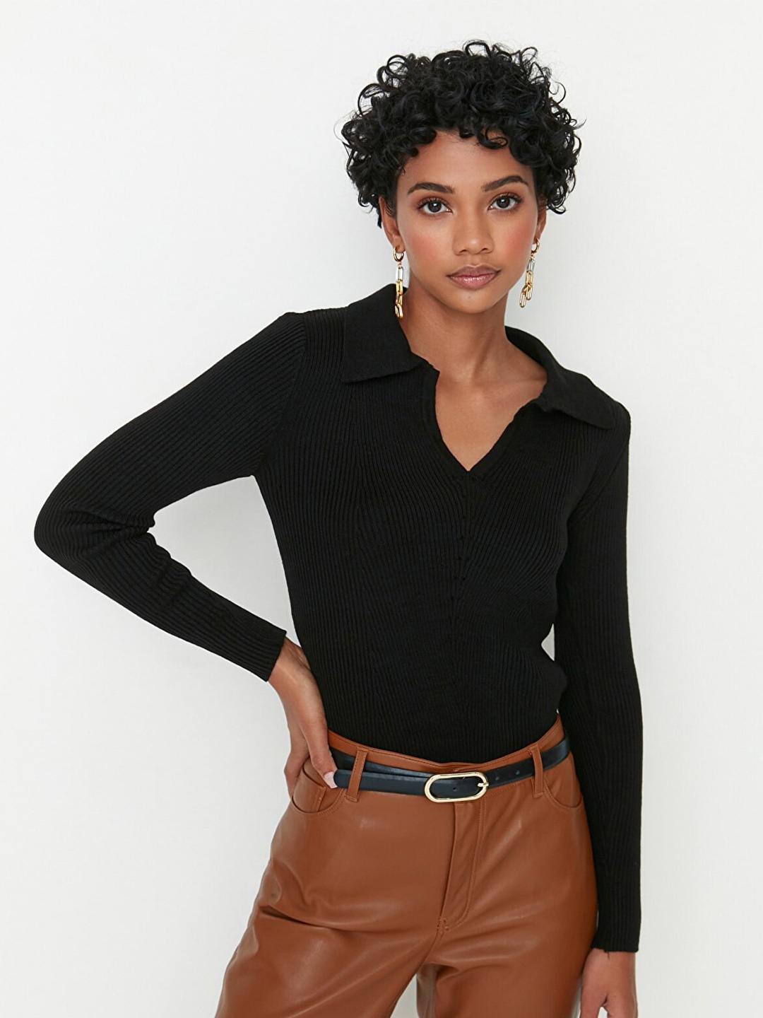 

Trendyol Women Black Pullover