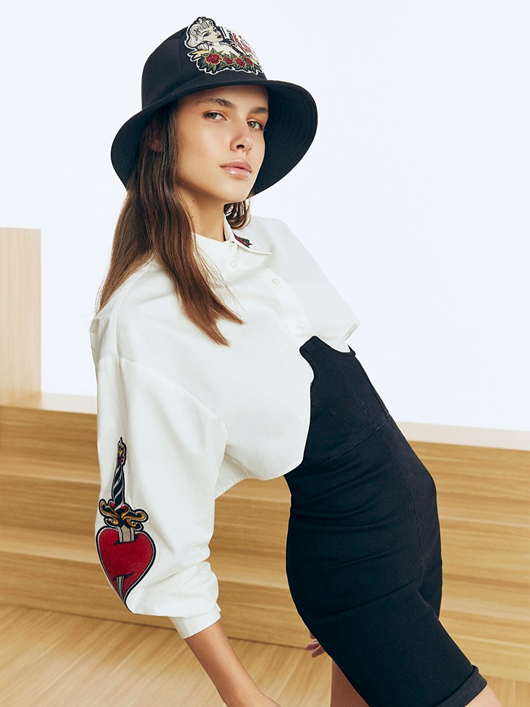 

Trendyol Women Black & White Jumpsuit