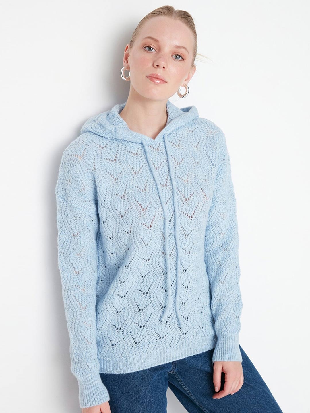 

Trendyol Women Blue Pullover