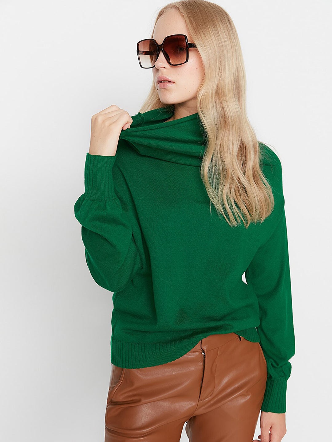 

Trendyol Women Green Pullover