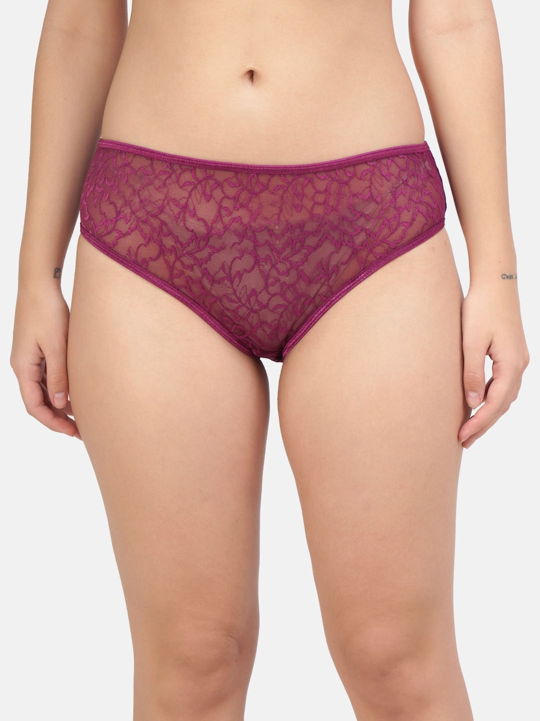 

Hill Islands Women Purple Self-Design Thongs