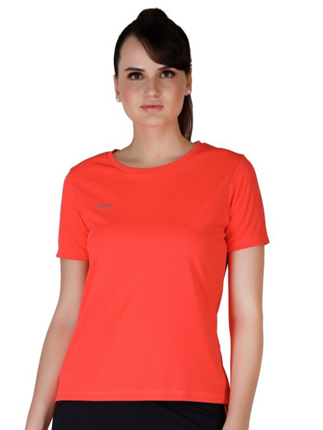 

La Aimee Women Orange T-shirt