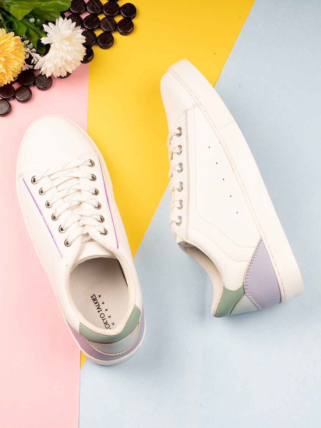 

Tokyo Talkies Women White Causal Sneakers