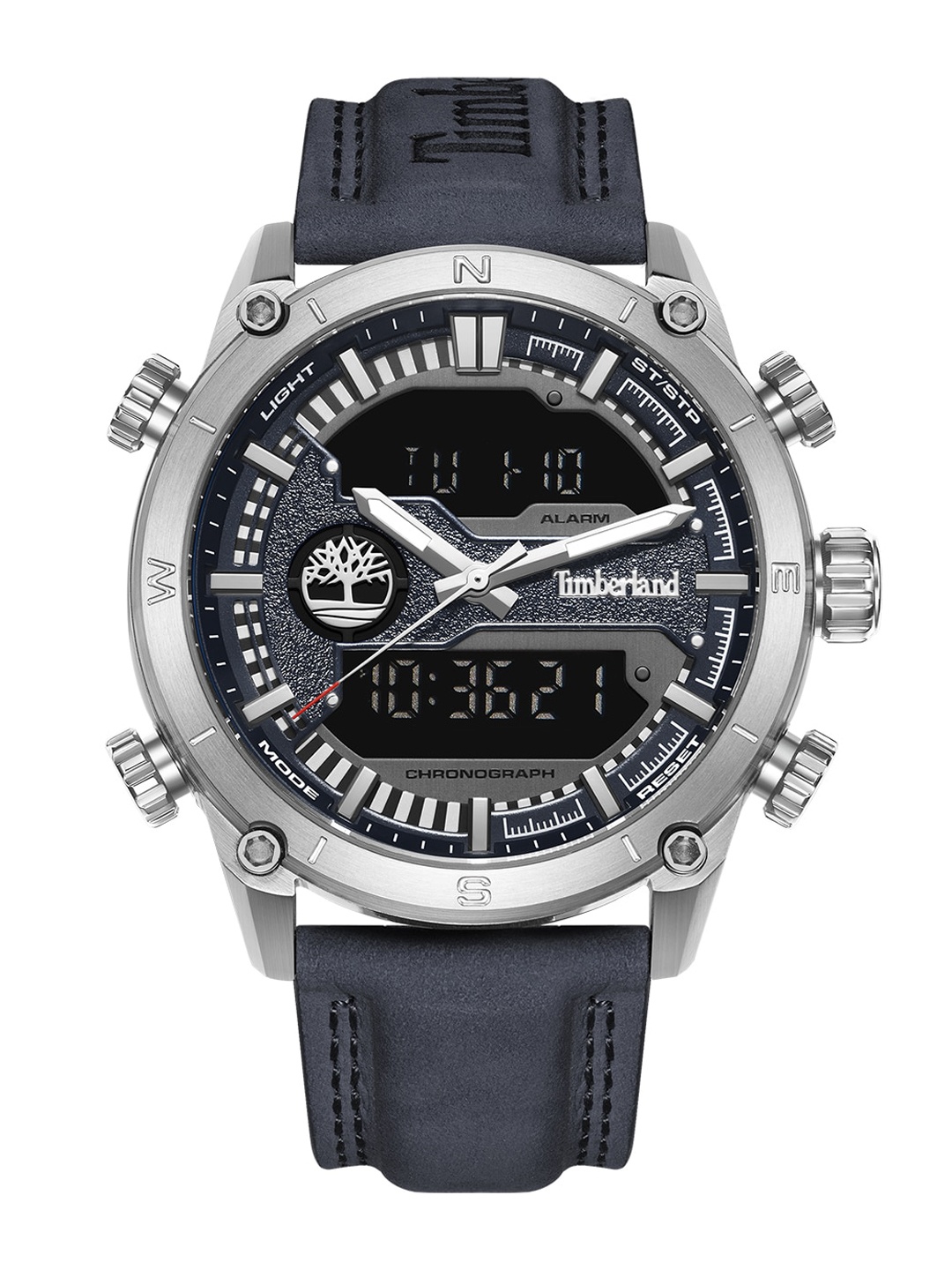 

Timberland Men Grey Dial & Leather Strap Analogue and Digital Watch TDWGP2201902