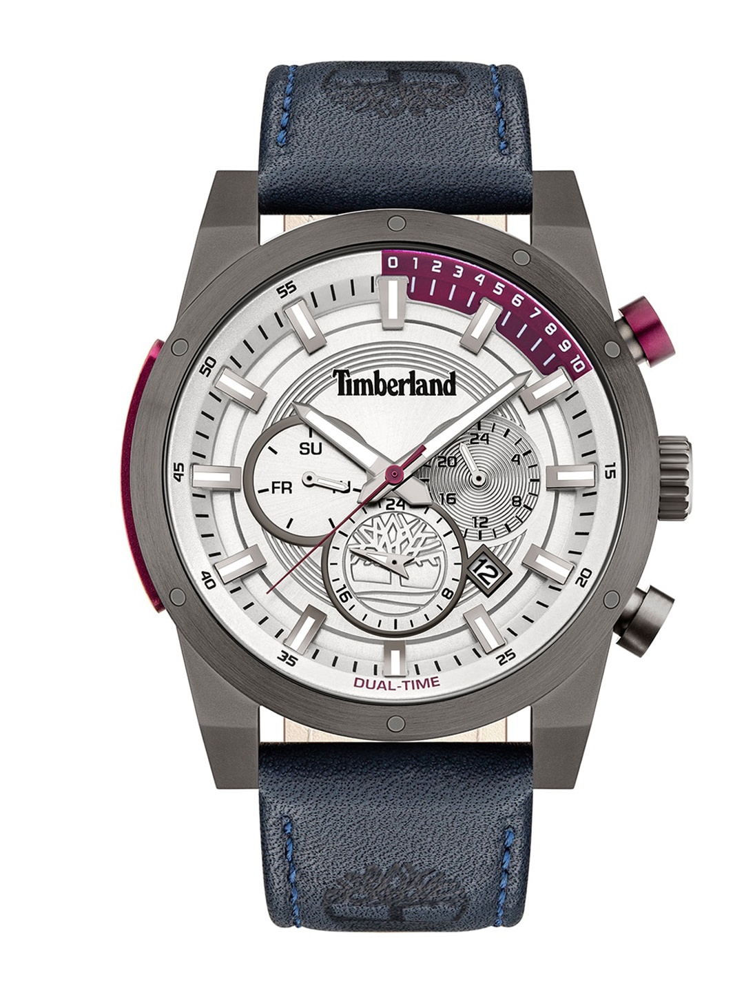 

Timberland Sherbrook Men Silver-Toned & Grey Solid Analogue Watches TDWJF2001802