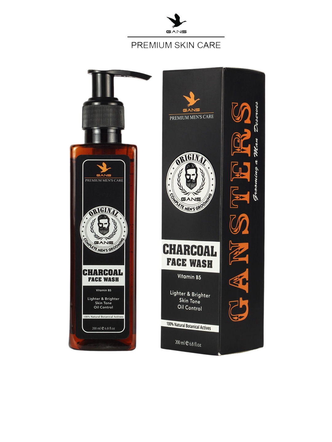 

Gans Activated Charcoal Face Wash 200ml, Transparent