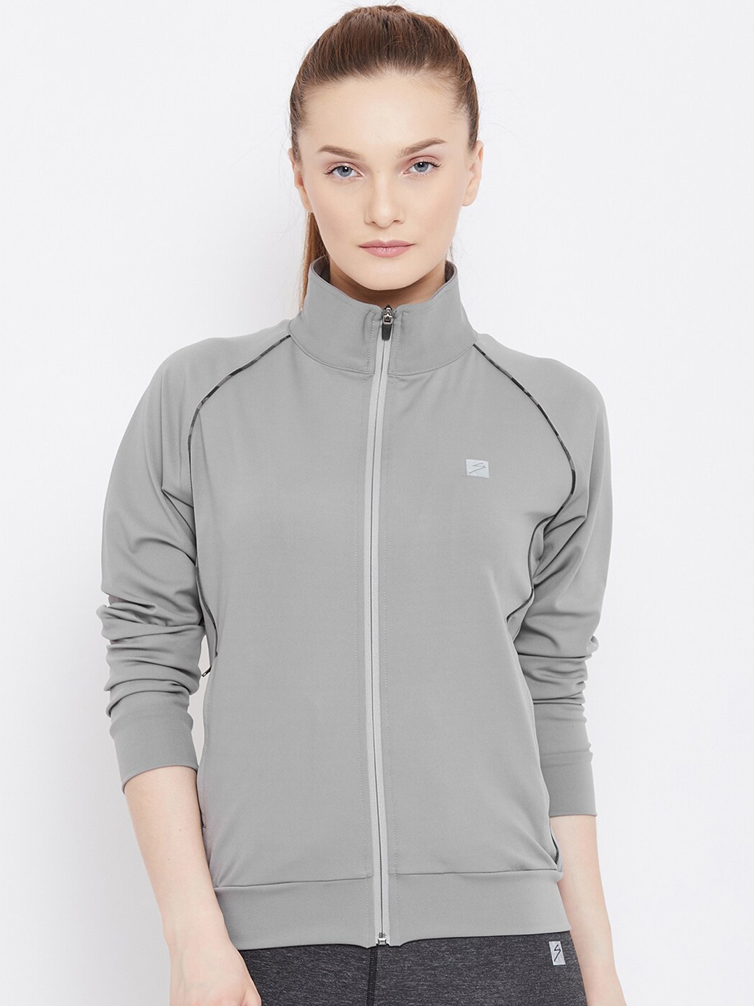 

UNPAR Women Grey Outdoor Sporty Jacket